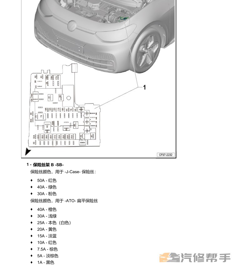 2021年大眾ID.4 CROZZ全車電路圖線路圖接線圖資料下載新能源