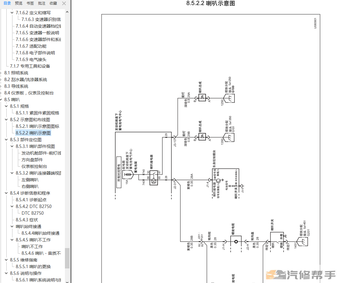 2006年款別克GL8陸尊原廠維修手冊電路圖線路圖資料下載