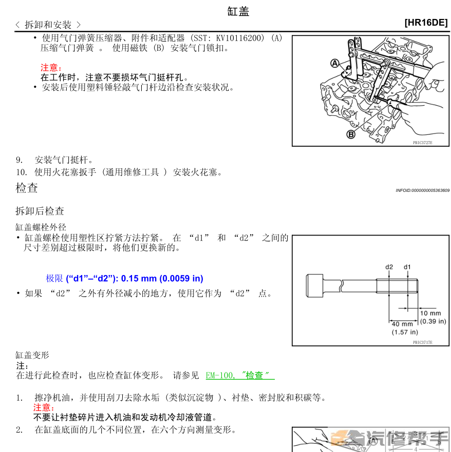 2010年款日產(chǎn)NV200維修手冊(cè)電路圖線路圖資料下載