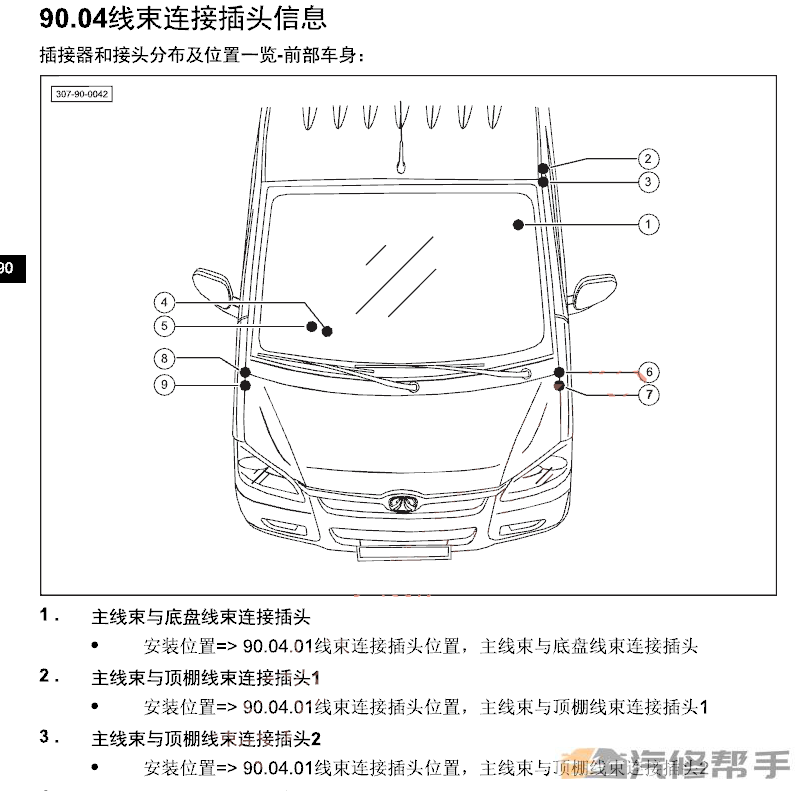 2014年款北汽威旺306維修手冊(cè)電路圖線路圖資料下載