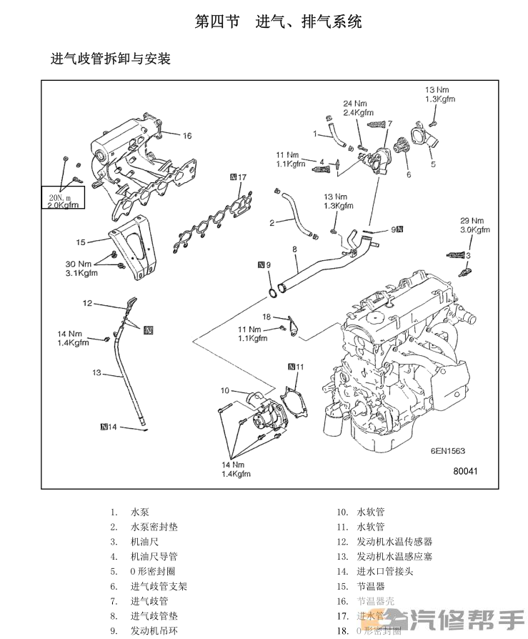 2003年款奇瑞東方之子維修手冊電路圖線路圖資料下載