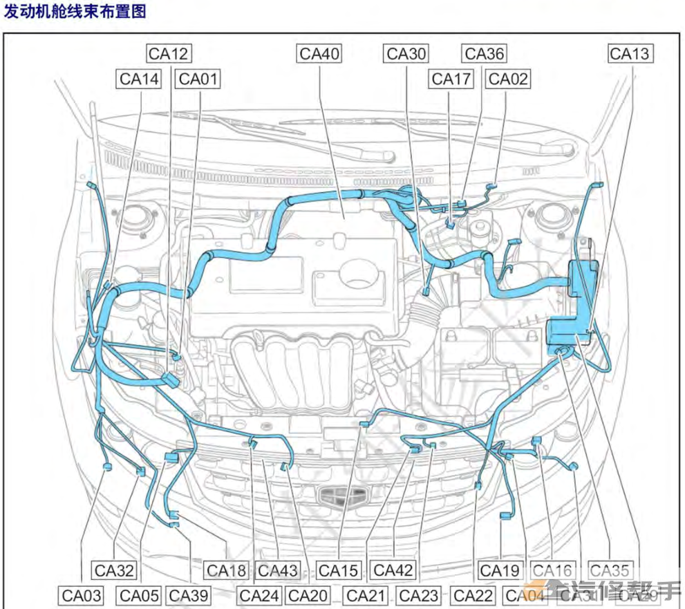 2016年款吉利全球鷹GC7電路圖線路圖資料下載