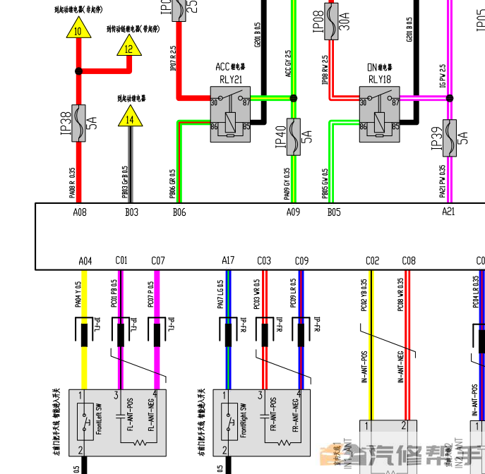 2017年款眾泰汽車SR9原廠維修手冊(cè)電路圖線路圖資料下載