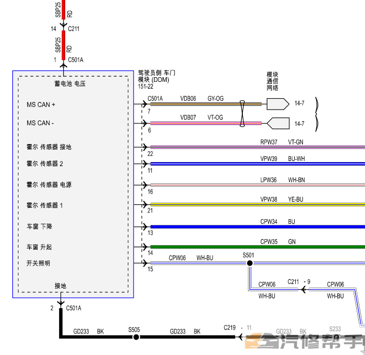 2018年款江鈴福特撼路者原廠維修電路圖線路圖資料下載