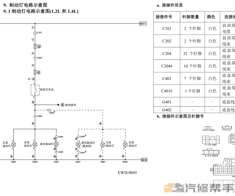 2012 2013年款五菱宏光CN100維修手冊電路圖線路圖資料下載