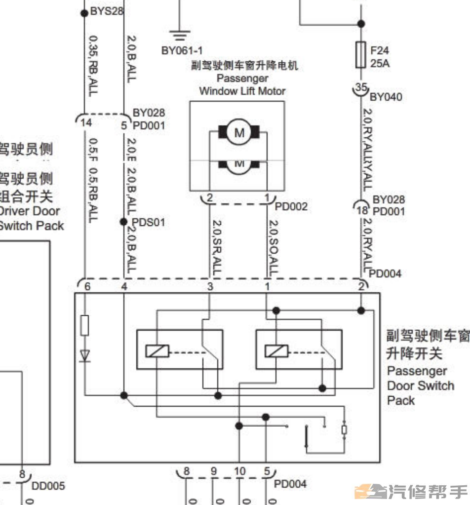 2013年款名爵3 MG3原廠電路圖線路圖資料下載