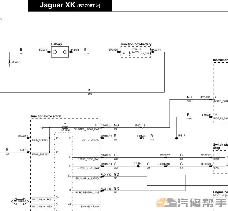 2007-2012年款捷豹XK（X150）原廠維修手冊(cè)電路圖線路圖資料下載