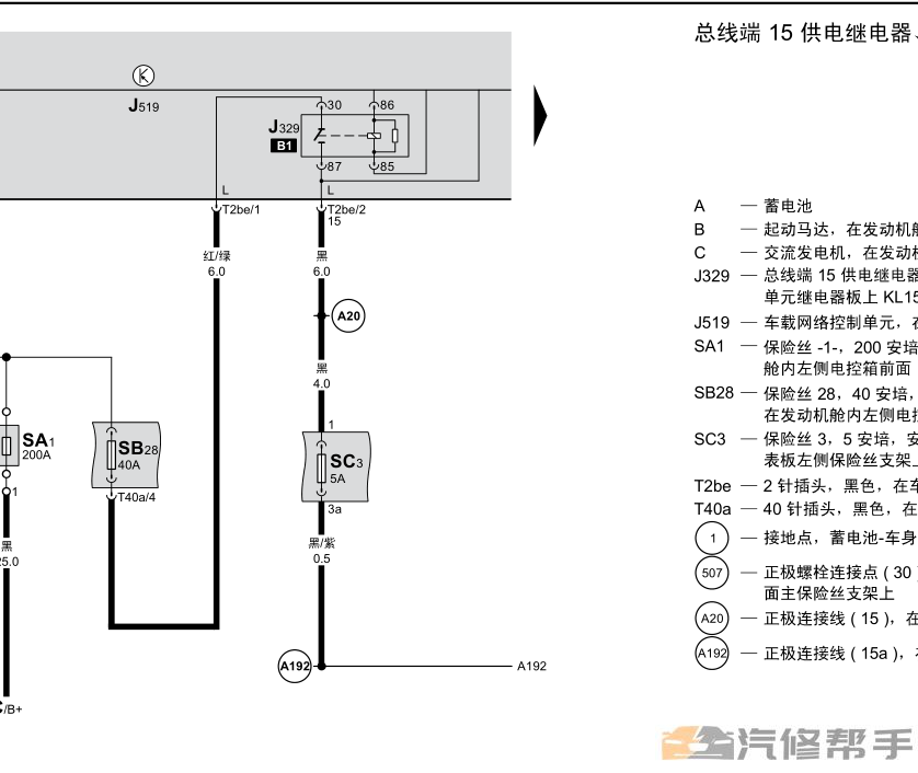 2007 2008年款斯柯達(dá)明銳 電路圖線路圖資料下載