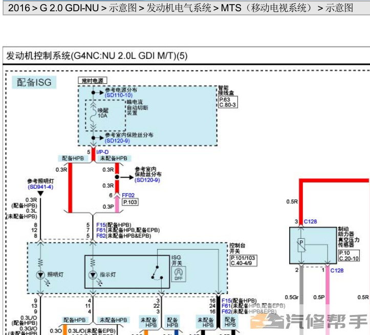 2016年款起亞KX5原廠維修手冊(cè)電路圖線路圖資料下載