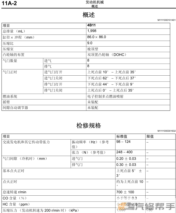 2010年款三菱EVO10代 EVOLUTION十代原廠維修手冊電路圖資料下載