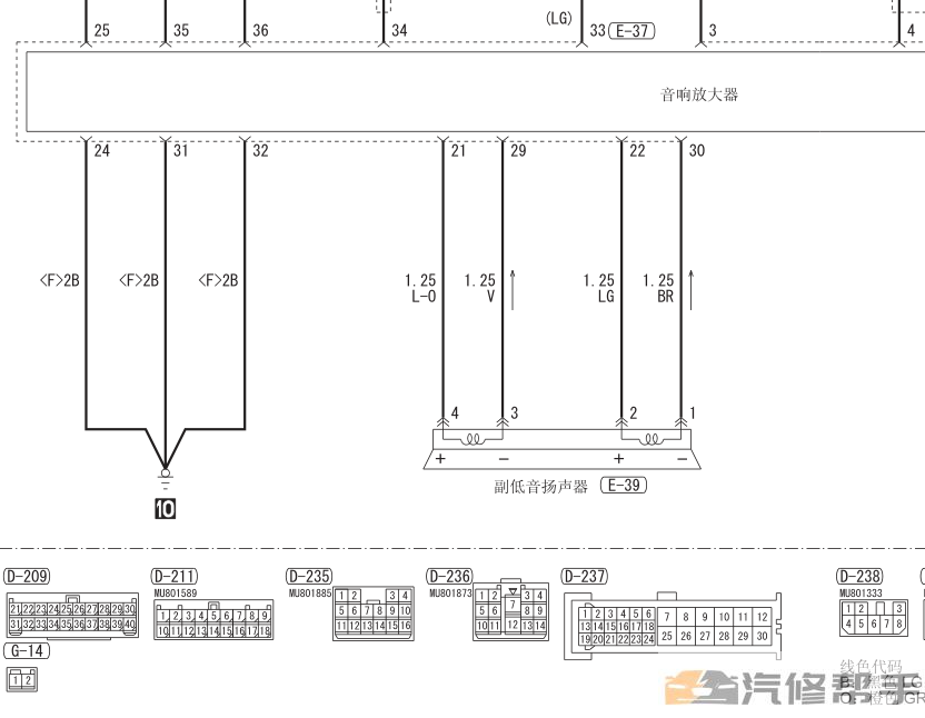 2012年款三菱帕杰羅勁暢 原廠維修手冊電路圖線路圖資料下載