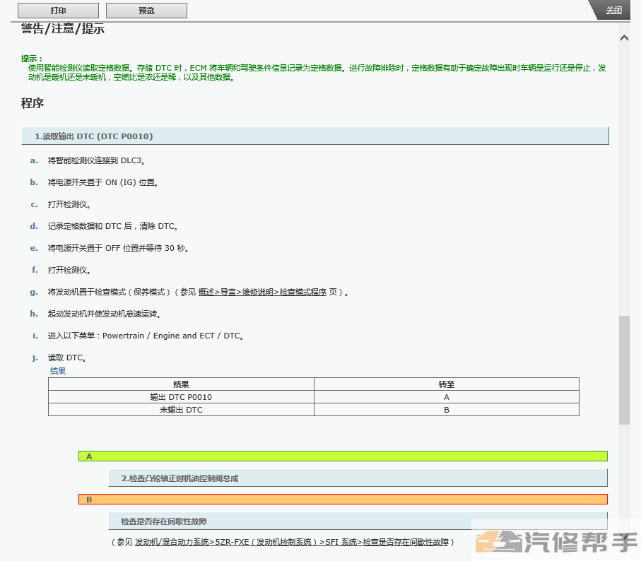 2013-2020年款雷克薩斯ct200h維修手冊電路圖線路圖原廠資料下載