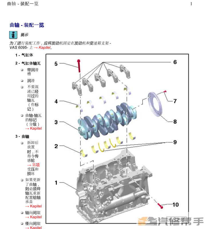 2010-2016年款?yuàn)W迪Q5原廠(chǎng)維修手冊(cè)電路圖線(xiàn)路圖資料下載