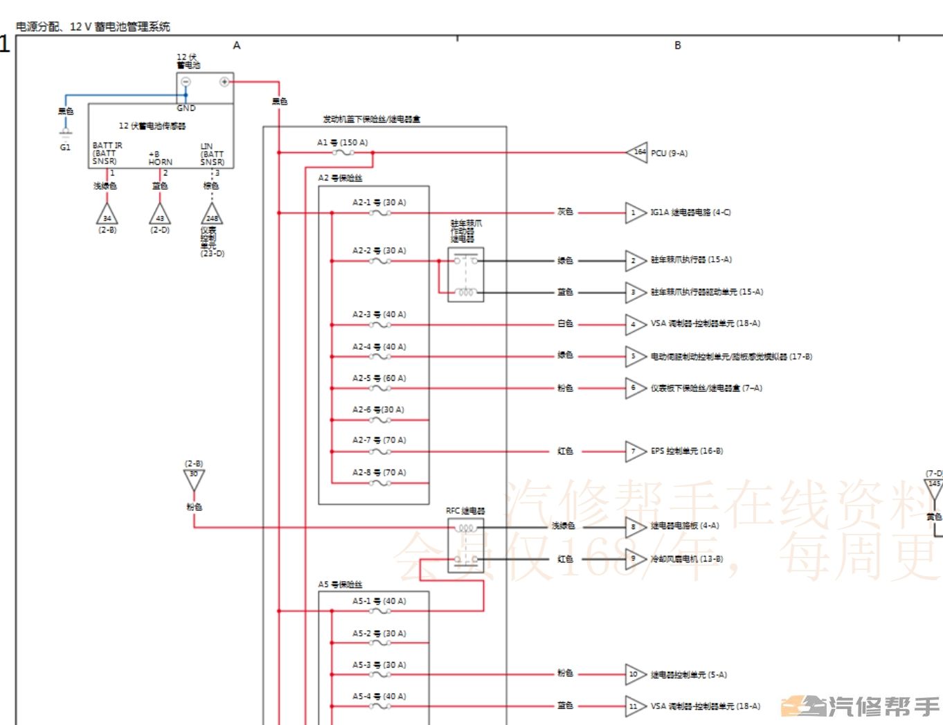 2019年本田十代雅閣（混動(dòng)）維修手冊(cè)電路圖線路接線資料下載