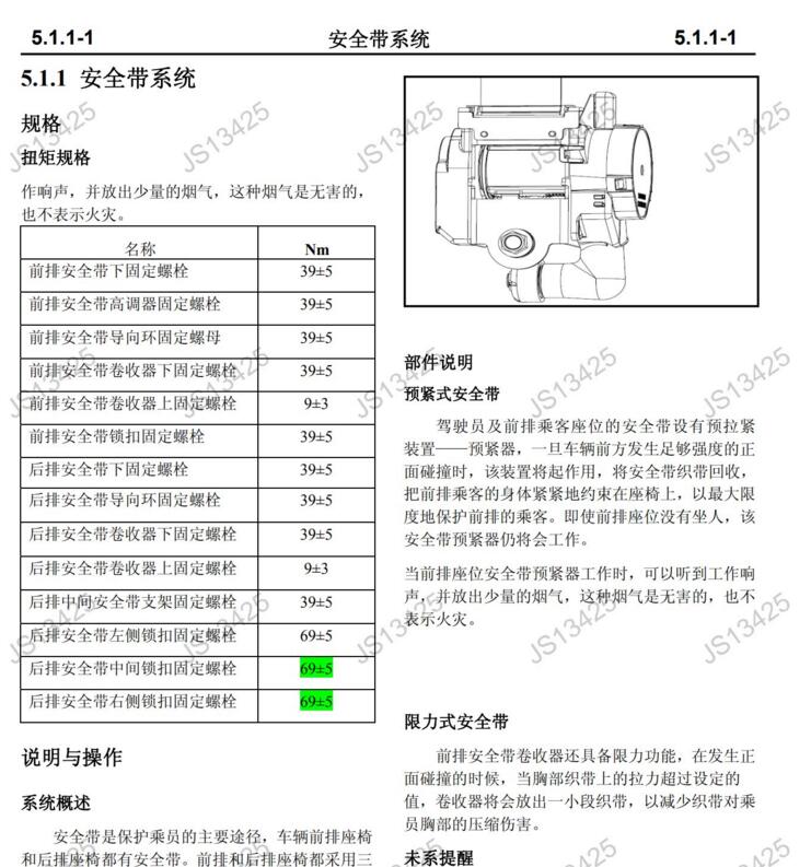 2016年款長(zhǎng)安CS75 1.5T維修手冊(cè)的電路圖資料下載