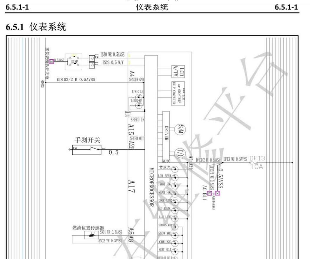 2017年款長安凌軒維修電路圖資料下載