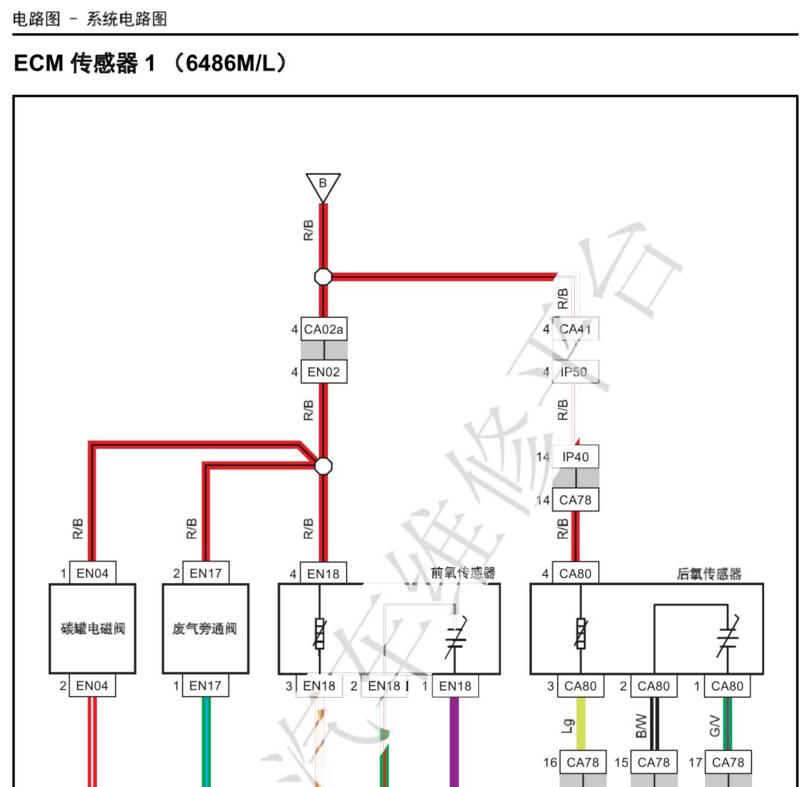 2015年款長(zhǎng)豐獵豹Q6維修電路圖資料下載